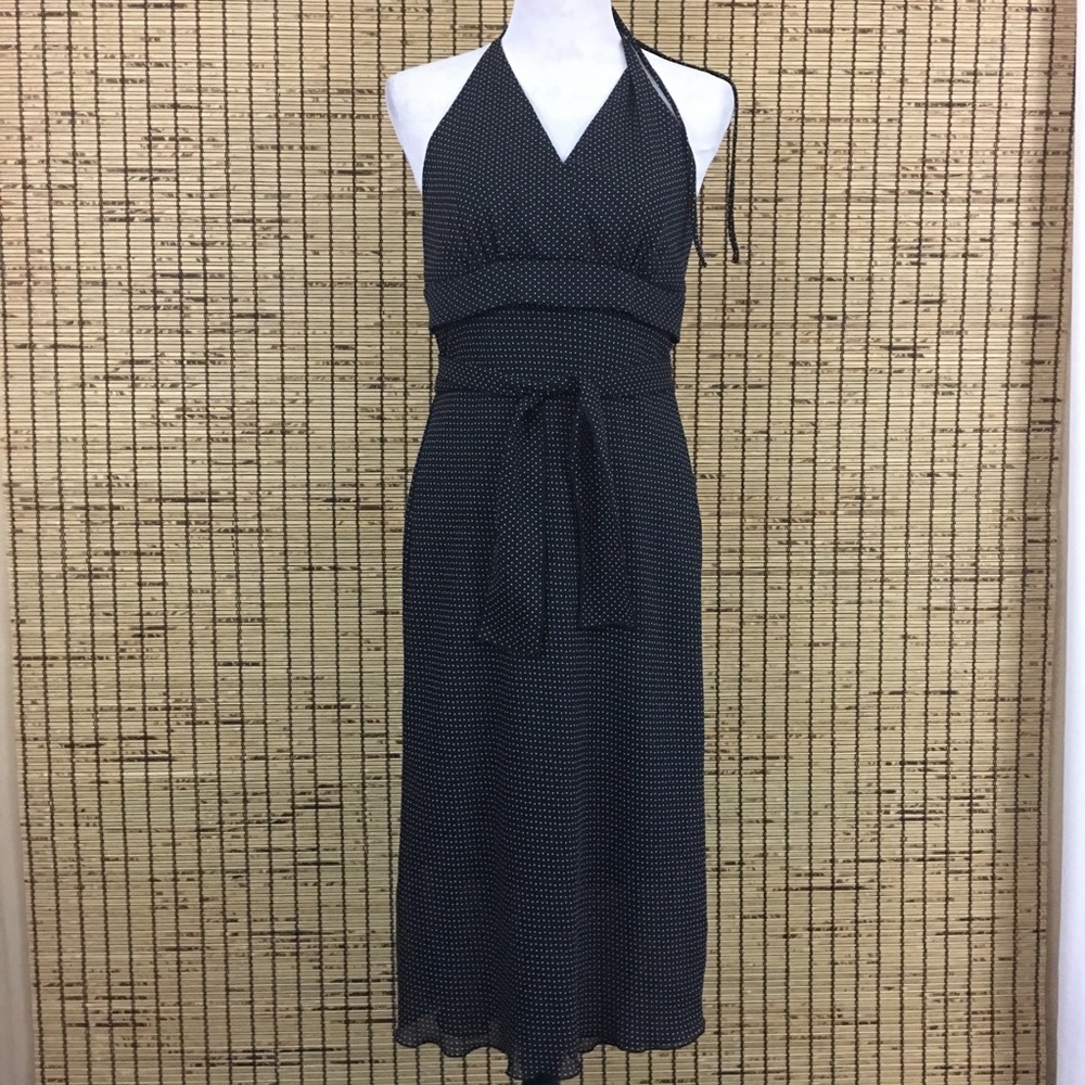 NWT SUMMER Halter TIE Dress Polka Dots USA Made